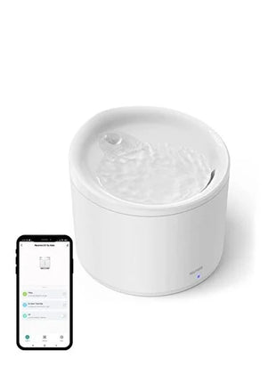 NTL-PW-02L Evcil Hayvan Wi-Fi Bluetooth Destekli Uygulama ile Kontrollü Akıllı Su Kabı