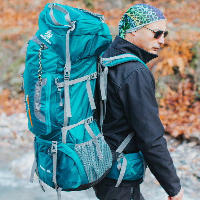 RAIKOU 80 L Kamp Seyahat Outdoor Dağcı Sırt Çantası Su Geçirmez