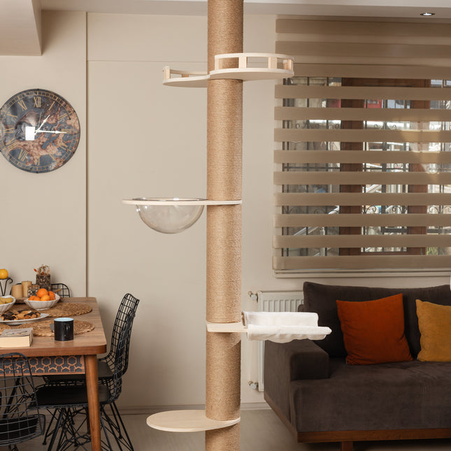 Robin Tırmalama Tahtası Uzun Kedi Ağacı 265cm